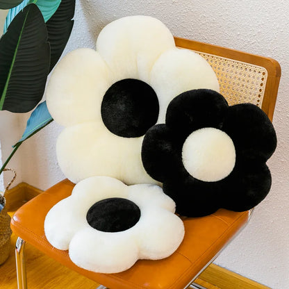 Home Bedroom Flower Cushion – Soft and Comfortable Sunflower Throw Pillow for Office, Sofa, and Student Use