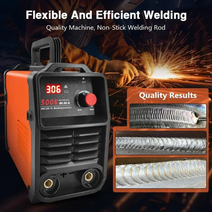 Portable MMA 300 Electric Welding Machine – 220V Adjustable Current Compact ARC Welder for Metal Work