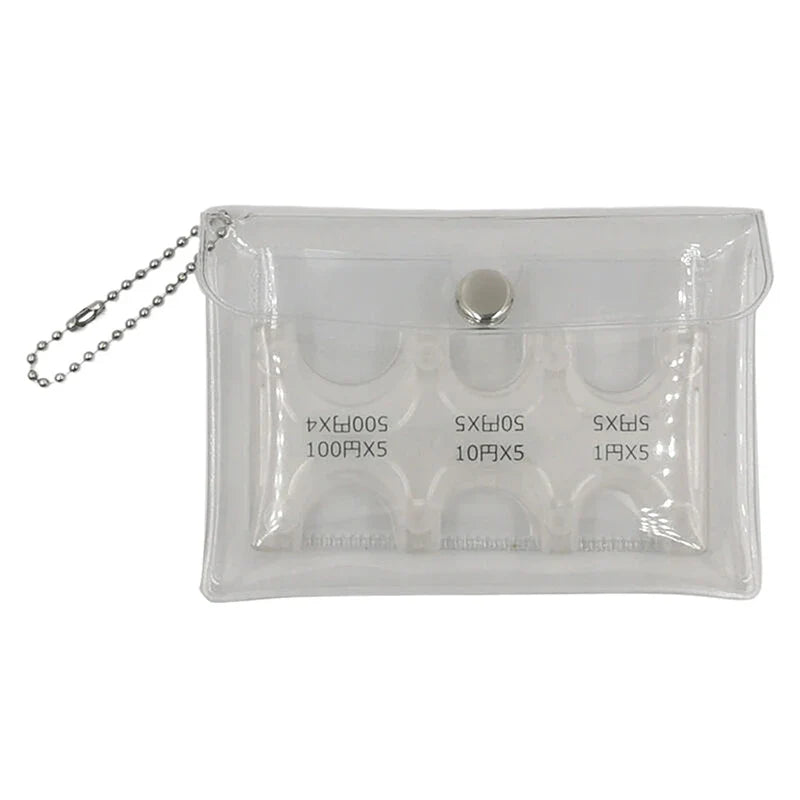 Coin Dispenser Wallet Organizer – Mini Japan Coin Holder for Car, Coin Changer & Storage Purse