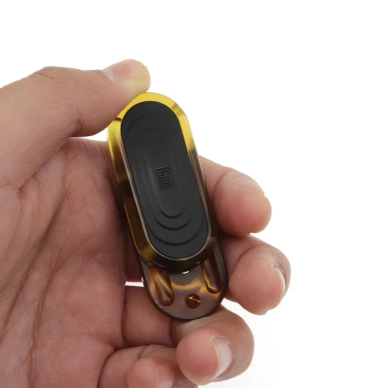 Gao Studio Get Rich Fidget Push Slider – Anti-Stress Magnetic Spinning Top, Crisp Sound EDC Toy for ADHD, Gift Idea