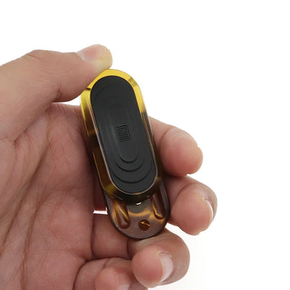 Gao Studio Get Rich Fidget Push Slider – Anti-Stress Magnetic Spinning Top, Crisp Sound EDC Toy for ADHD, Gift Idea