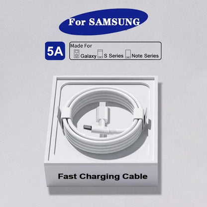 NNBILI 2-Pack 45W USB-C Fast Charging & Data Cable — Compatible with Samsung Galaxy S20/S22/S23 Ultra, Note 10+, A54 5G
