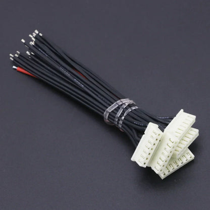 10pcs Lipo Battery Balance Charger Cables – 1S to 8S, IMAX B6 Connector, 30/20/15/10cm Single Head Wire