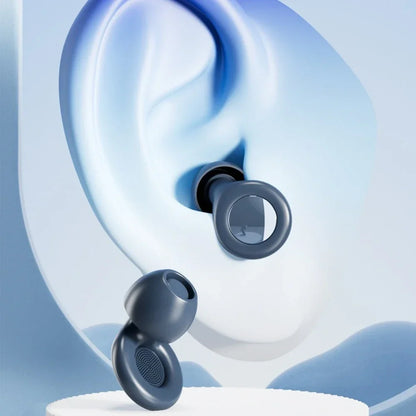 Soft Reusable Ear Plugs for Sleeping - Noise Reduction Hearing Protection for Travel & Work