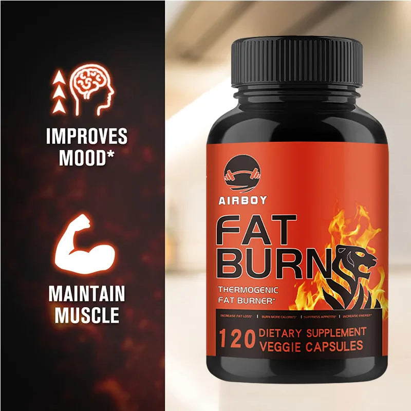Burn-XT Fat Burner – Metabolism Booster, Energy Enhancer & Appetite Suppressant Weight Management Supplement for Fat Burning Support