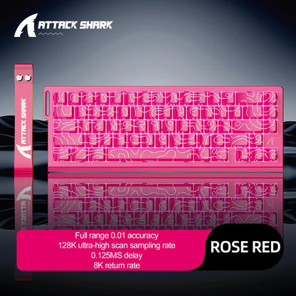 ATTACK SHARK X68HE Magnetic Gaming Keyboard - X68 Pro Rapid Trigger 8000Hz Mechanical Keyboard