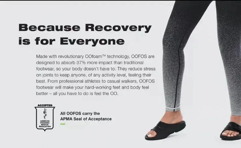 OOFOS New Sandals – Lightweight Recovery Slippers for Men & Women, Soft Bottom Indoor Slides & Beach Shoes