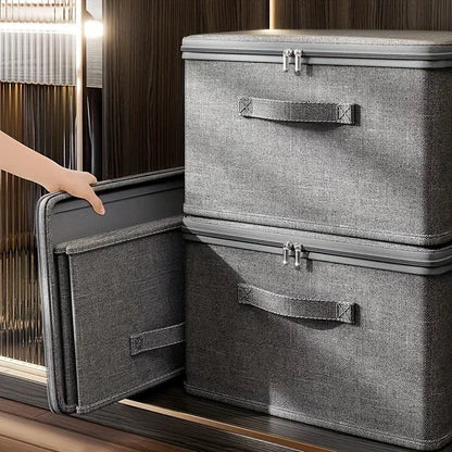 Large Capacity Storage Box with Compartments - Quilt, Bra and Underwear Organizer