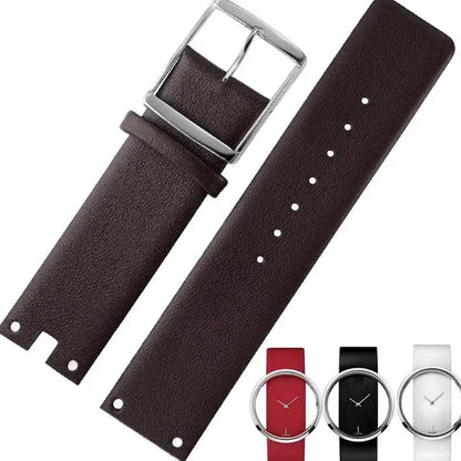 Genuine Leather Watch Band for CK K94231/K9423101 – 22mm Durable & Soft Strap for Calvin Klein Watches