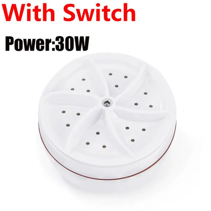 Mini USB Washing Machine – Portable Turbine Washer for Socks, Underwear & Dishes, Ideal for Travel & Business Trips