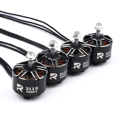 3115 900KV 3-6S Brushless Motor for RC Multirotor – X-Class FPV Freestyle Mark4 XL10 Frame Kit (9-10 inch)