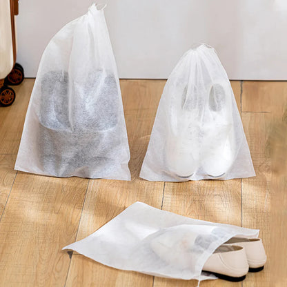 10-Piece Shoe Storage Bag Set: Closet Organizer, Non-Woven Travel Portable Waterproof Pouches - Clothing Classified Hanging Bags