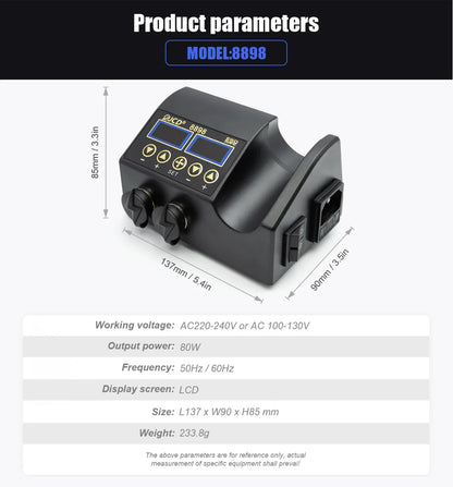 JCD 8898 2-in-1 Soldering Station 750W – Soldering Iron & Hot Air Gun for BGA SMD Phone Repair & Welding