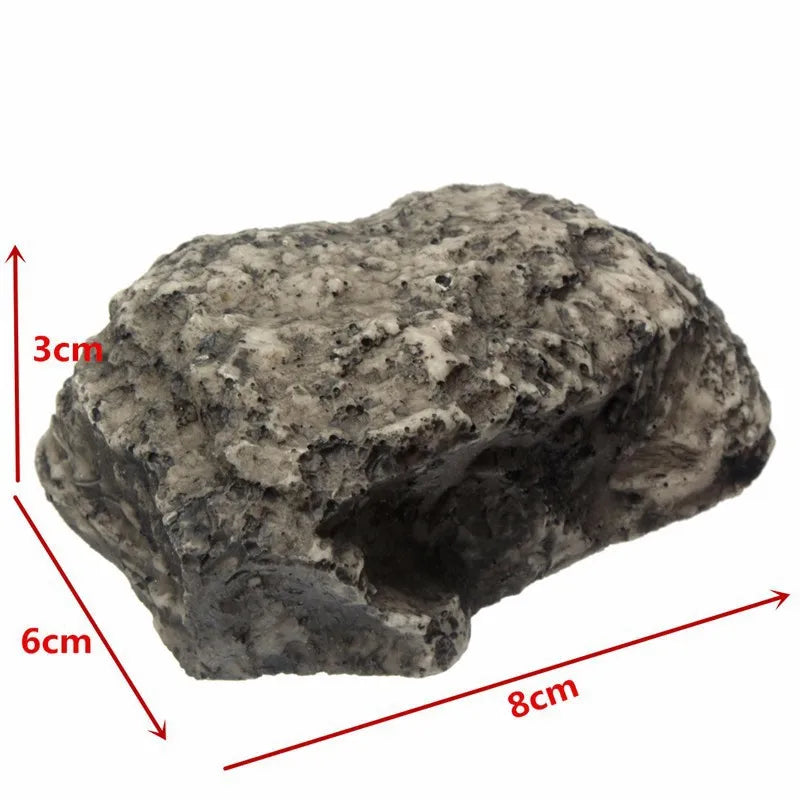 Outdoor Garden Stone Hide-a-Key: Realistic Camouflage Diversion for Geocaching and Security