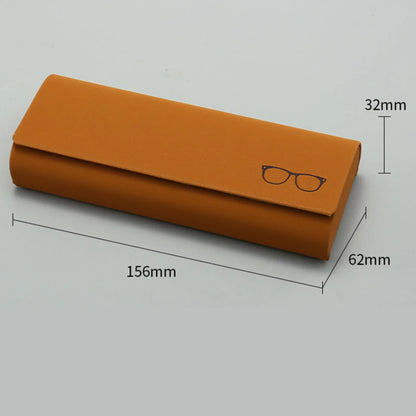 PU Leather Glasses Case: Men Women Sunglasses Myopia Presbyopia Storage Box - Portable Anti-Pressure Eyeglasses Bag, Eyewear Accessory