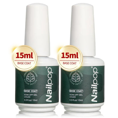 Nailpop Nail Dehydrator & Primer — Acid-Free Natural Nail Prep for Acrylic & UV Gel, Fast Dry Superior Bonding Set