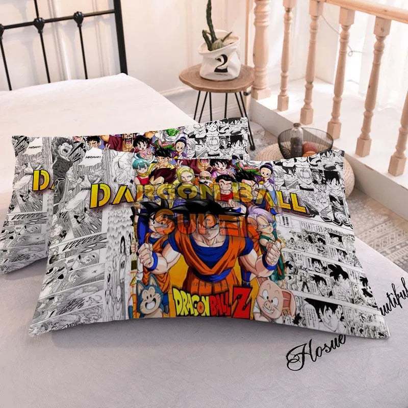 DRAGON BALL Anime Pillowcase – Cute Printed Pillow Cover for Comfortable Home Bedding & Gifts