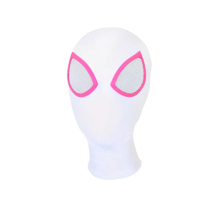 Gwen Stacy 3D Superhero Mask — Kids & Adult Cosplay Headgear for Spiderman, Miles Morales, Iron Man & Halloween Costume Props