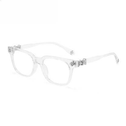 Classic Square Anti Blue Light Reading Glasses – Vintage Style Computer Eyeglasses for Men & Women, Prescription Friendly Blue Light Blocking Frames