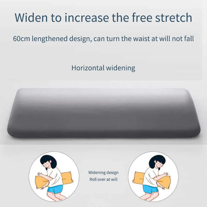 Lumbar Support Memory Foam Pillow — Back & Waist Cushion for Sleeping, Lower Back Pain Relief