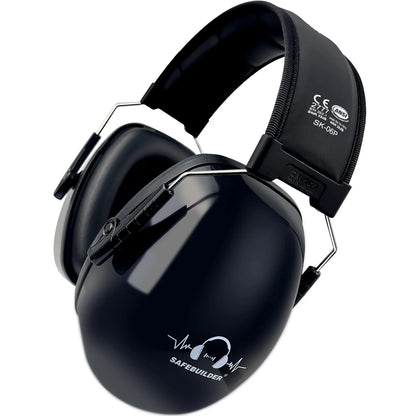Adjustable Noise Reduction Ear Muffs NRR 28dB – SK-06P Hearing Protection Ear Defenders for Work, Mowing & Industrial Use