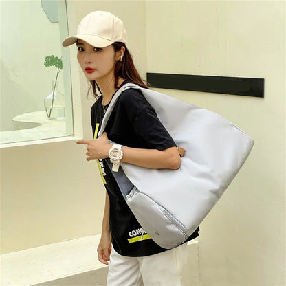 Women's Yoga Mat Bag - Gym Sports Shoulder Tote, Dry Wet Travel Storage for Fitness & Dance
