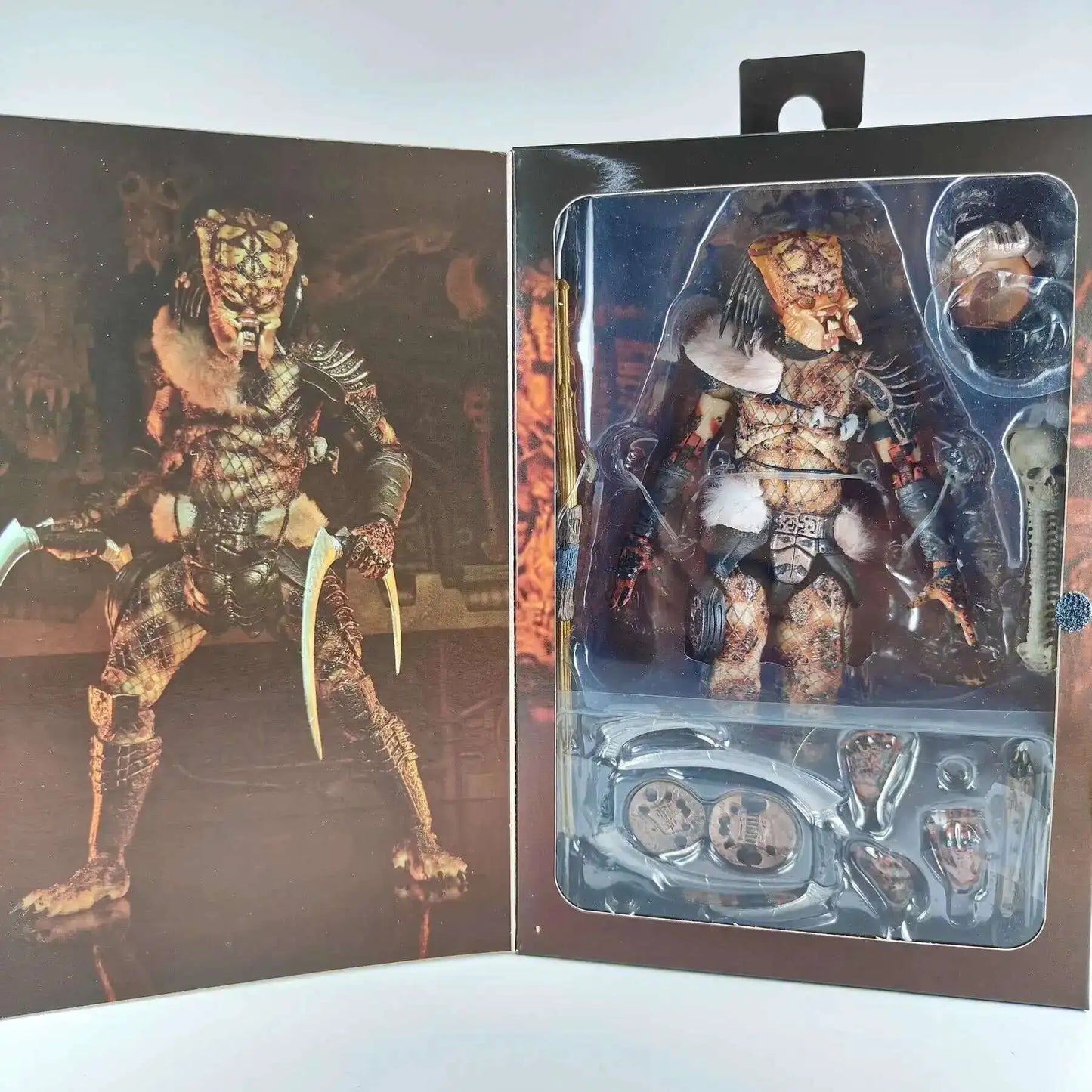 NECA Shaman Ahab Ultimate Scout Warrior Action Figure – Lost Battle Feral Jungle Hunter Predator Collector Toy