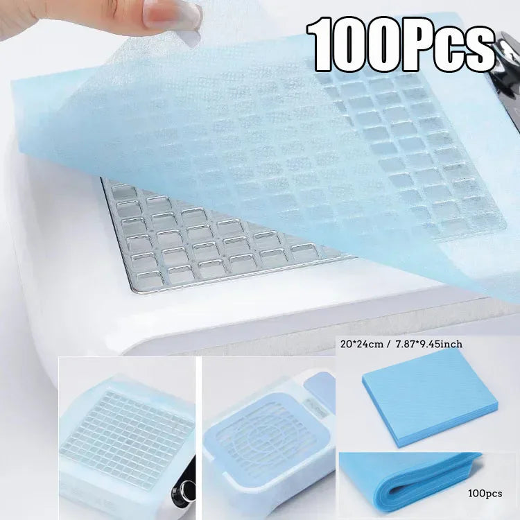 100–1000PCS Lint-Free Cotton Pads – Professional Nail Wipes for Gel Polish Removal & Nail Art Cleaning