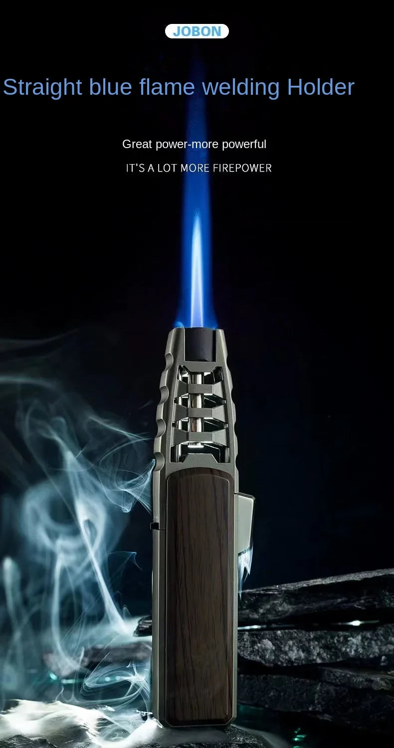 New JOBON Windproof Pen Jet Butane Lighter — Metal Airbrush Torch for Cigar, BBQ & Kitchen