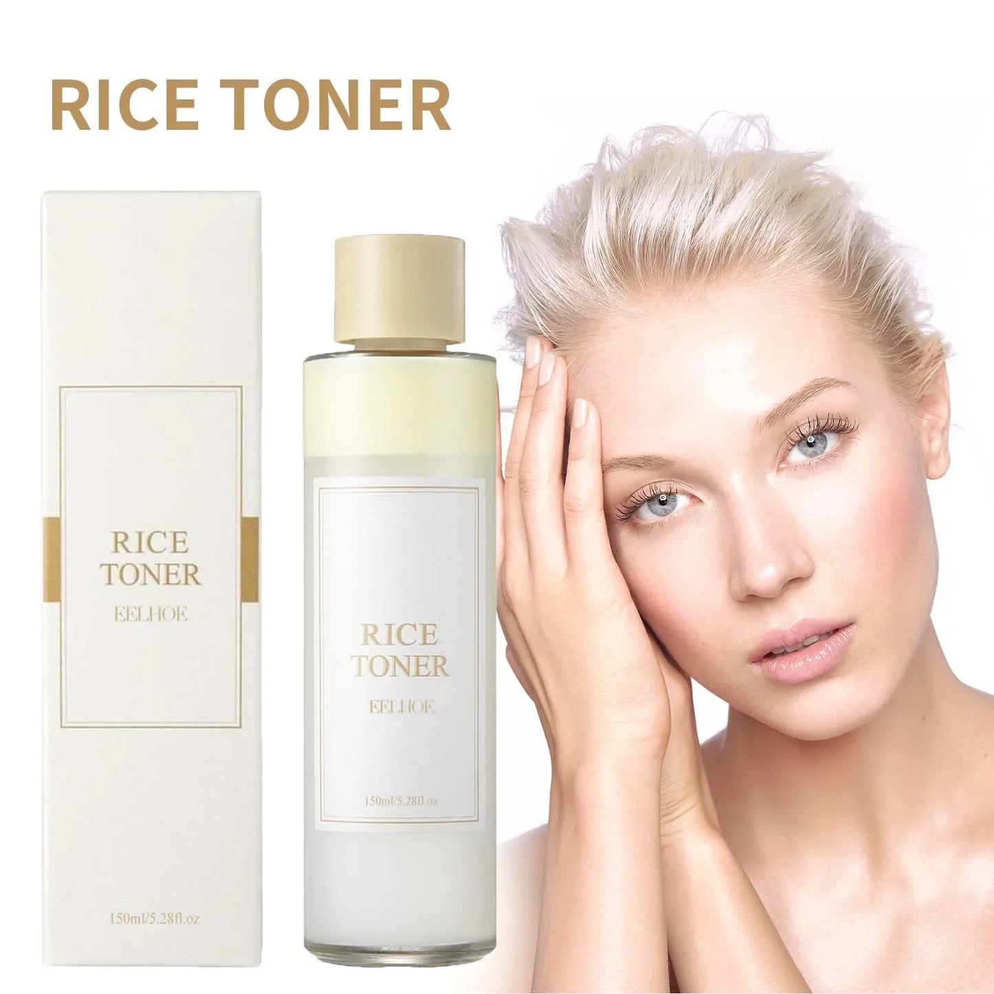 150ml Rice Facial Toner with Niacinamide – Hydrating, Firming & Skin Barrier Repair Brightening Essence