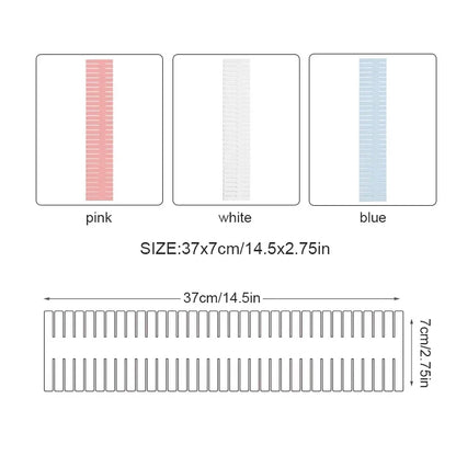 4/8PCS Adjustable Drawer Dividers – Durable Storage Organizer for Socks, Underwear & Clothes, Closet & Cabinet Partition System