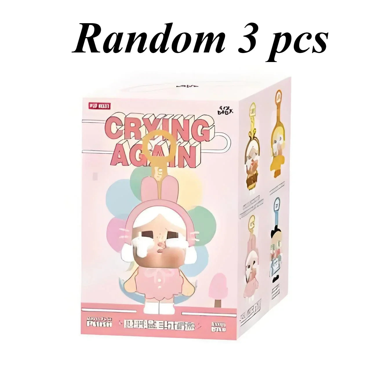CRYBABY Tear Factory Vinyl Plush Doll – Crying Baby Blind Box Keychain & Backpack Pendant Gift