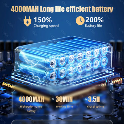 Powerful Portable Mini Car Vacuum Cleaner: Wireless Handheld Cleaning Machine for Home Appliances and Cars, Perfect for Keyboards and More