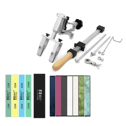 XK 2025 Fixed Knife Sharpener – Professional Kitchen Sharpening Stone & Diamond Whetstone for Angle Grinding & Woodwork