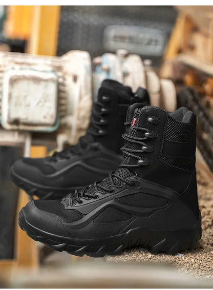 Men's Tactical Boots - Lightweight Autumn Special Forces Field Boots, Non-Slip Outdoor Shoes for Men (Zapatillas Hombre)