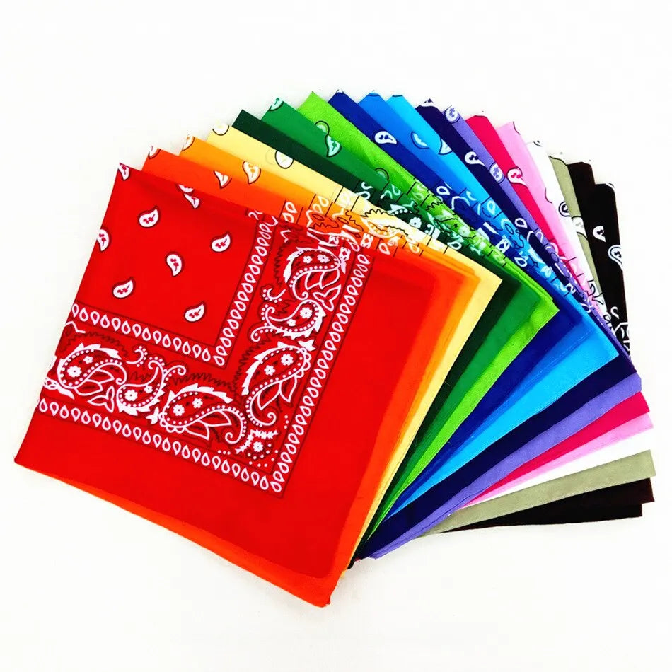 Fashion Bohemian Print Bandana: Versatile Headbands for Outdoor Use - Unisex Hip Hop Style, Also Doubles as Wrist Wraps or Face Mask