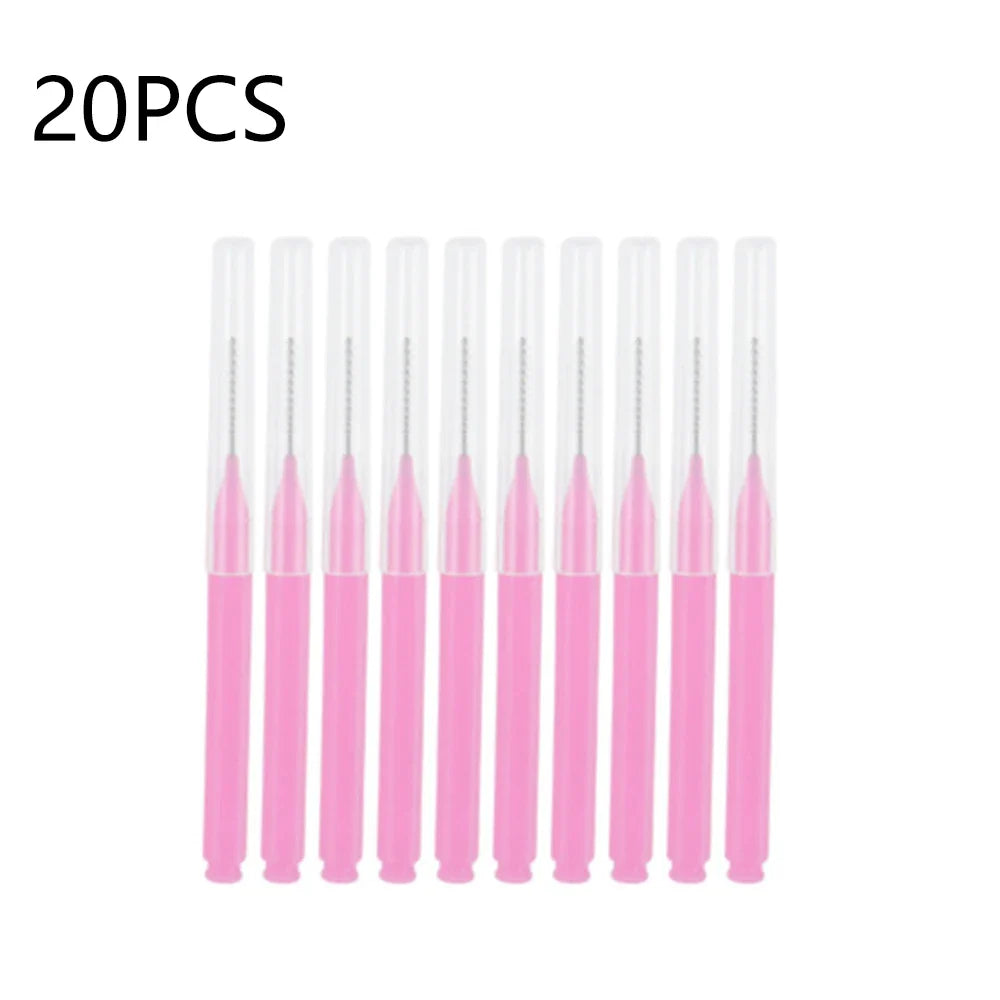 10/20/50PCS Mini Eyebrow & Lash Brushes – Disposable Bendable Brow Perm & Micro Eyelash Applicator Tools