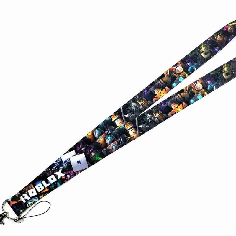 Roblox Mobile Phone Lanyard – Card Holder Key Accessory, Student Bus Card Anti-Loss Hard Shell Case, Decorative Item