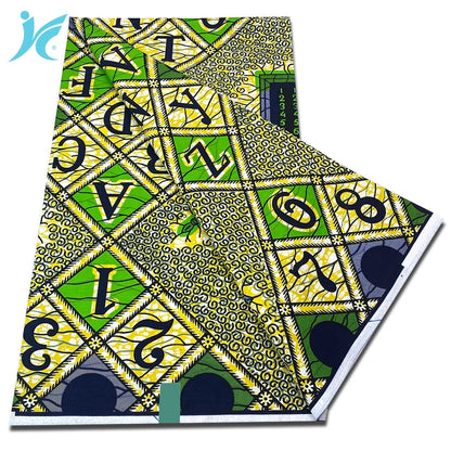 2026 African Real Wax Fabric - 100% Cotton Nigerian Ankara Dutch Batik Sewing Cloth