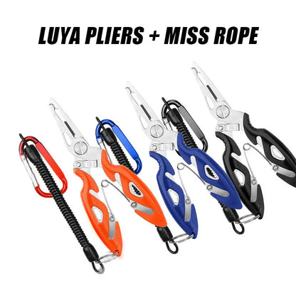 Multifunction Fishing Pliers: Hook Picker with Lost Rope Hanging Buckle - Scissors for Small Lure Fishing Supplies and Accessories