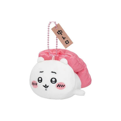 Chiikawa Sushi Series Plush Pendant – Hachiware, Usagi, Caviar, Flying Squirrel & Sea Otter Bag Hanging Doll Gift