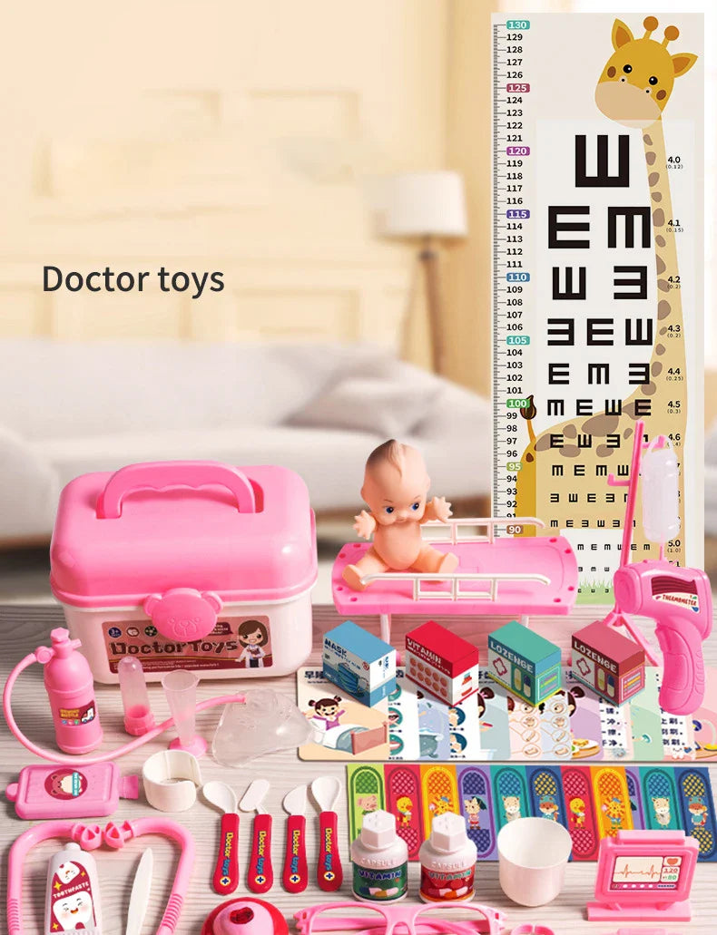 Children's Doctor Play Set - Simulation Nurse Toy Accessories for Boys & Girls, Home Play Gift