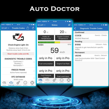 Efficient Car Care: Konnwei ELM327 V1.5 Bluetooth 5.0 OBD2 Scanner - Advanced OBDII Auto Car Diagnostic Tools for Easy Code Reading