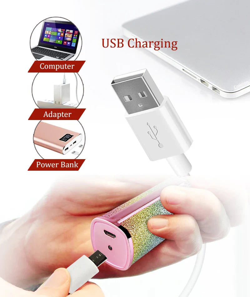 2-in-1 Rechargeable Electric Epilator & Eyebrow Trimmer – Mini Painless Hair Removal Razor for Body, Face & Lips