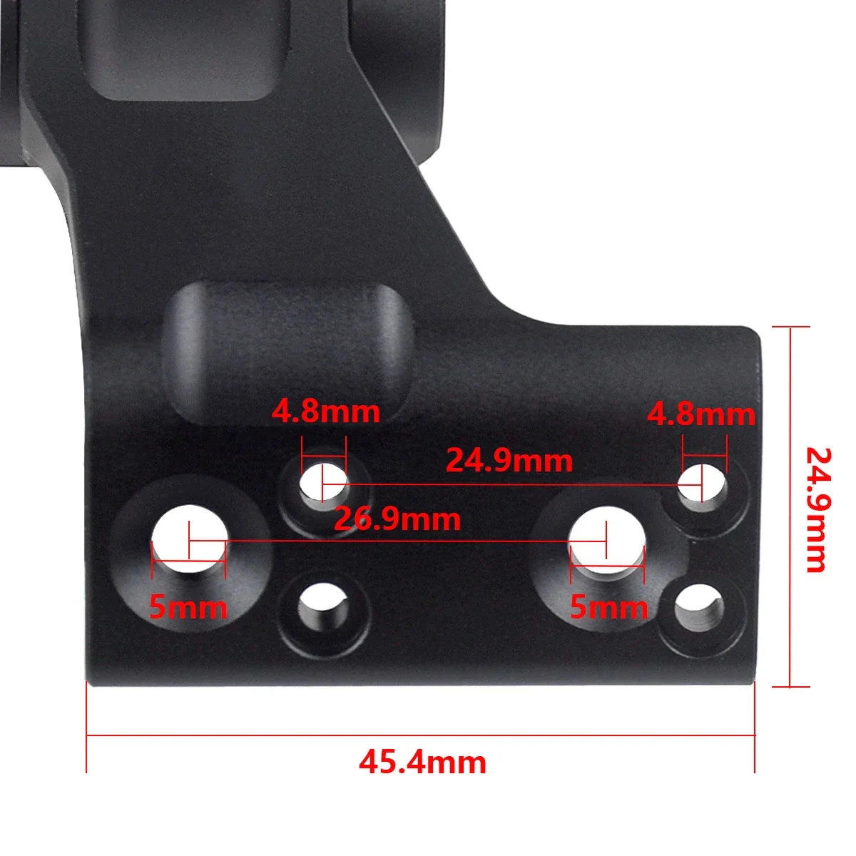 Tactical Unity Fast Mount — 3X/6X Magnifier with QD Lever, 2.26" Optical Height, Compatible with G23/G30/G33/G43/G45 Scope Mounts