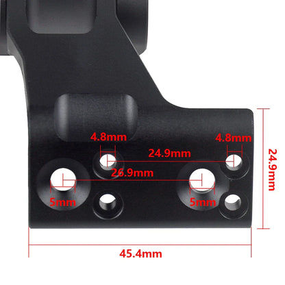 Tactical Unity Fast Mount — 3X/6X Magnifier with QD Lever, 2.26" Optical Height, Compatible with G23/G30/G33/G43/G45 Scope Mounts