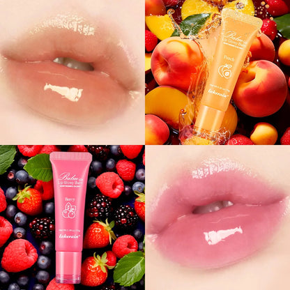 Moisturizing Lip Glow Balm - Hydrating Liquid Lip Gel Mask for Smooth Plump Lips, Dead Skin Removal & Lip Line Care 10g