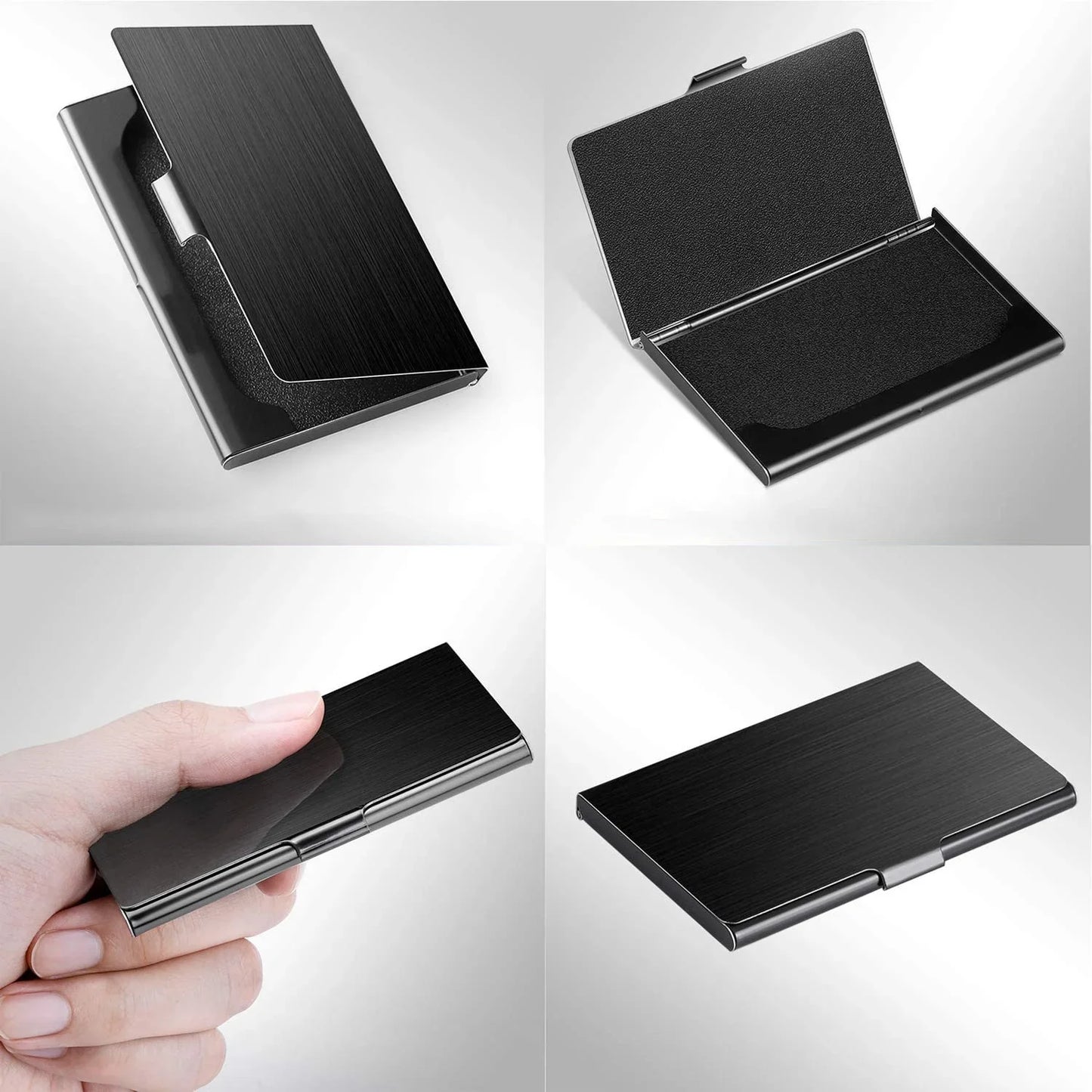 Metal Business Card Holder: Slim Pocket Case for Men & Women - Stainless Steel IC Cards Storage Solution