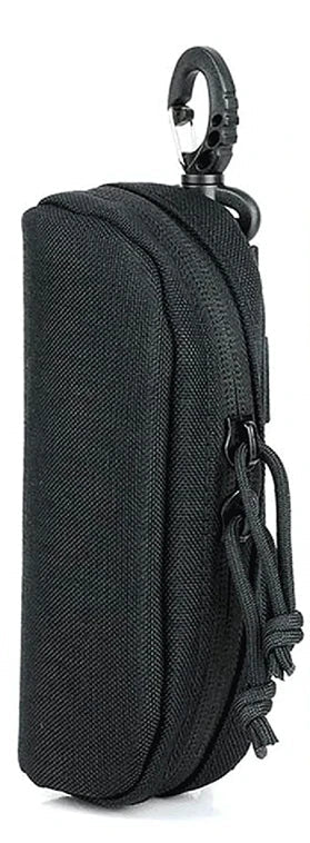 Tactical MOLLE Shockproof Eyeglass Case – Portable 1000D Nylon Protective Hunting Sunglasses Box