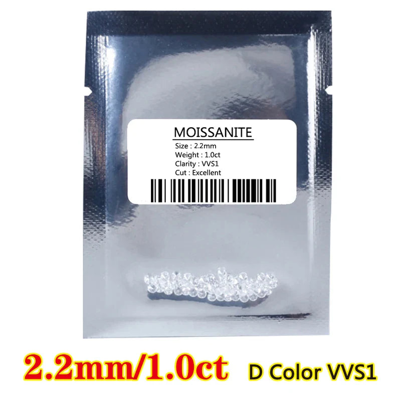 100% Real Moissanite Diamond Tester Pen — GRA Certified D VVS1 Belgium Cut Gemstones at Factory Price
